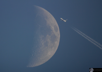 Plane amp Moon 