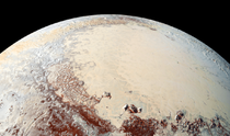 Plutos northern hemisphere  Image creditNASA