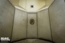 Pocock Brothers Padded Cell - A rare example of such still in situ located at the Royal Hospital Haslar a closed naval hospital in Gosport more pics and history in comments 
