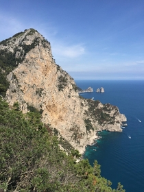 Poets walk Isle of Capri Italy 