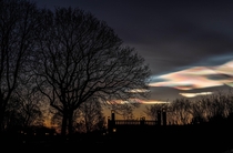Polar stratospheric clouds are clouds in the winter polar stratosphere at altitudes of  m  ft They are best observed during civil twilight when the Sun is between  and  degrees below the horizon httpsenwikipediaorgwikiPolar_stratospheric_cloud
