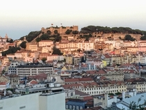 Portugal - View over Lisbon from the miradouro de Sao Pedro de Alcantara