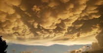 Post-storm clouds in Northern Colorado