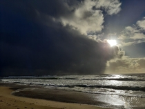 Post Storm Sunset Manresa Beach California 
