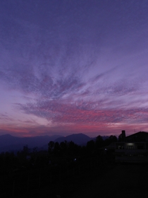 Post sunset at Kotagiri Tamil Nadu India