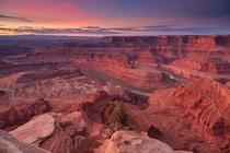 Pre-Dawn Glow at Dead Horse Point State Park 
