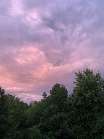 Pre-storm sky Reading Pennsylvania