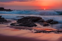 Pretty much a perfect sunrise on Maroubra Beach Sydney Australia 