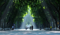 Probably the most beautiful street in Hanoi Vietnam - Phan nh Phng Street