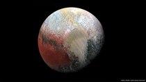Processed image of Pluto based on principal component analysis technique 