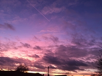 Purple sky  United Kingdom