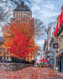 Quebec City during autumn