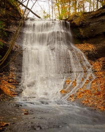 Queen Anne Falls of Northeast Ohio US 