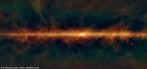 Radio Emissions from the Center of a Galaxy