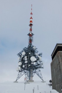 Radio tower on the Niederhorn Switzerland 