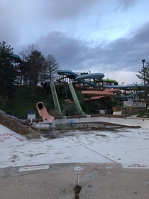 Raging waters abandoned water park