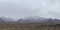 Rain in Mojave CA X 