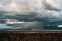 Rain near Taos New Mexico 