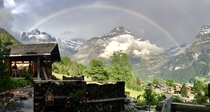 Rainbow after the storm Grindelwald 