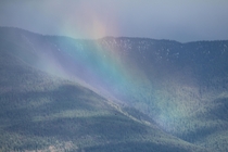 Rainbow in Mist near Nelson BC 