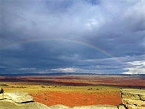 Rainbow in the Utah Desert 