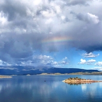 Rainbow Over Lake Pleasant Arizona   x 