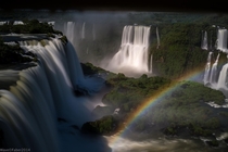 Rainbow - The Iguau Waterfalls Argentina  photo by Wave Faber