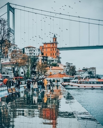 Rainy day in Istanbul