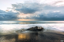 Rainy Sunrise at Blowing Rocks Preserve Jupiter FL OC  Instagramkaitlynelsner
