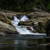 Rapids flowing in Sequoia National Park 