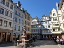 Rebuilt Historic Market in Frankfurt am Main 