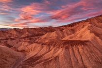 Red and Gold Golden Canyon Death Valley California By Kirk Lougheed 