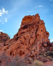 Red rocks at Valley Of Fire State Park Nevada USA 