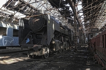 Red Star Train Graveyard in Hungary