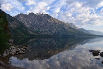 Reflection at Jenny Lake Grand Teton National Park Wyoming 