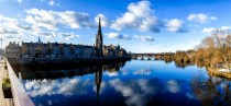 Reflection on the river - Perth Scotland 