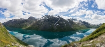 Reflections in Lake Gjende Norway 
