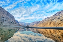 Reflections in the river A blissful evening  Location Shoyok River Khaplu Gilgit-Baltistan Pakistan