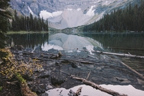 Reflections on Rawson Lake Alberta Canada 