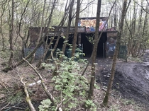 Remains of an engine shed