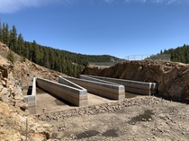 Reservoir spillway Evergreen Colorado