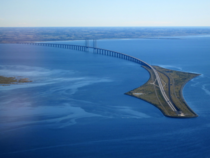 resund Bridge Tunnel connecting Sweden to Denmark