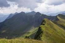 Ridge of the Snser Spitze Austria 