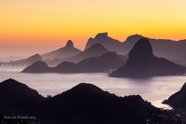 Rio de Janeiro at Sunset  by Marcelo Brando