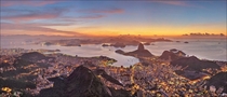 Rio De Janeiro seen from the Corcovado mountain by Stanislav Sedov 