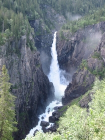 Rjukanfossen waterfall near my home in Norway 