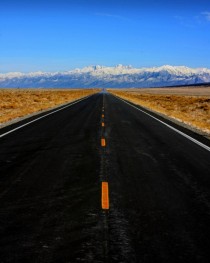 Road near Twin Peaks Colorado 