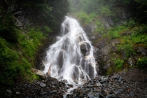 Road side falls on the way to Cascade Pass North Cascade NP WA 