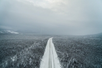 Road to Satka Southern Ural Russia Maksim Tarasov 