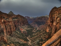 Road to Zion Canyon UT 